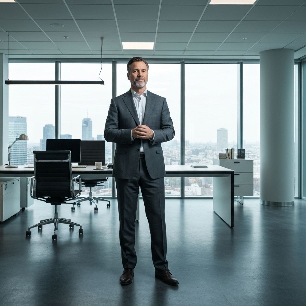 Modern glass buildings